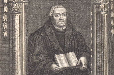 Martin Luther (Kupferstich von Johann Georg Mentzel)